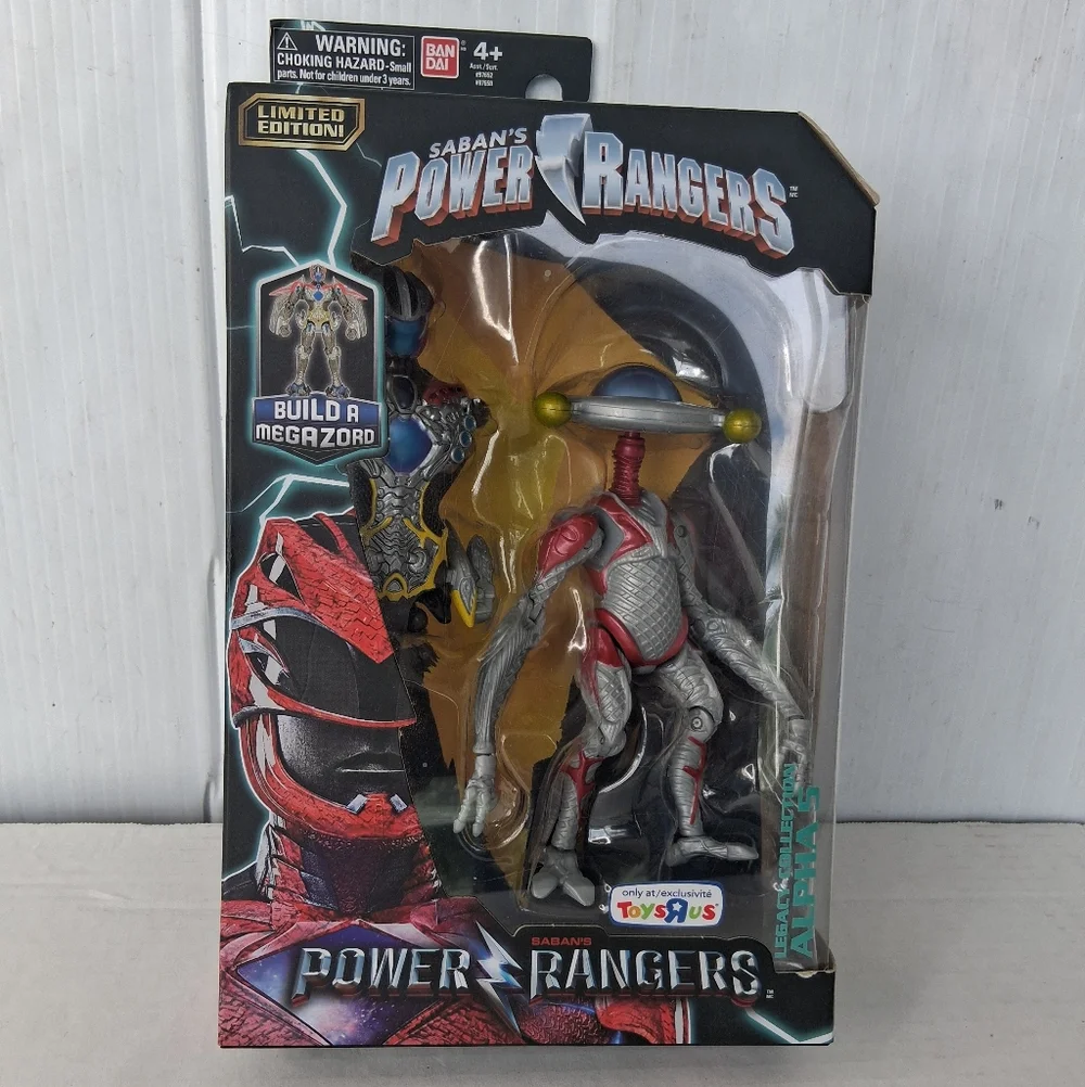 Limited Edition Saban's Power Rangers Build A Megazord Legacy Alpha 5 Figure - Picture 1 of 4